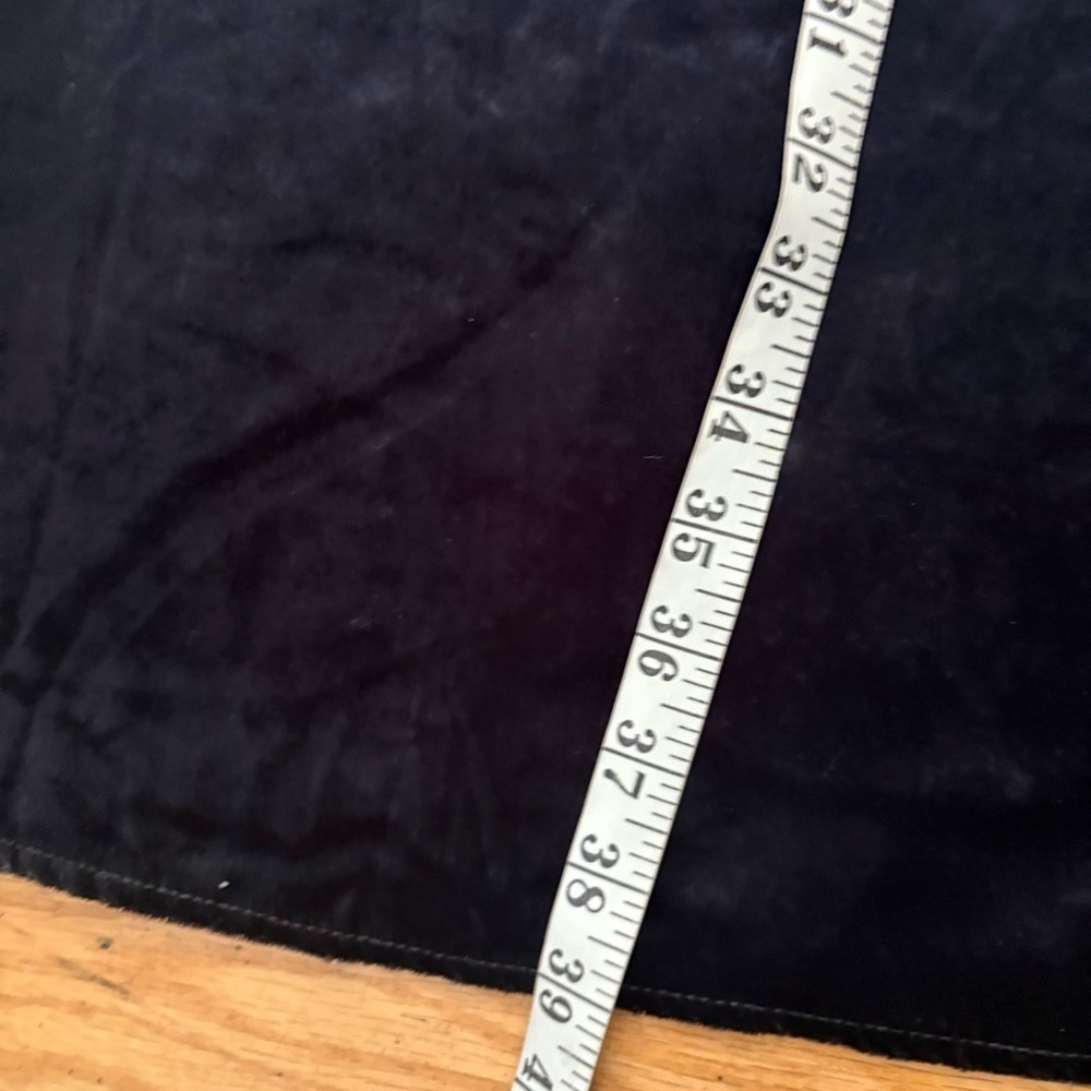Splendid Black Velvet Maxi Skirt Size Large - Picture 5 of 8